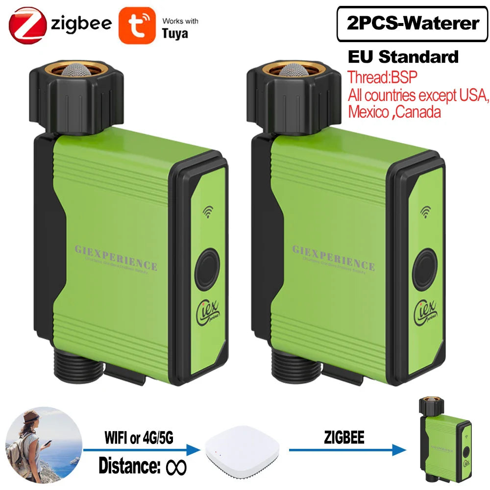 ZIGBEE WIFI Garden Watering Timer with Smart Sprinkler System - TUYA Compatible