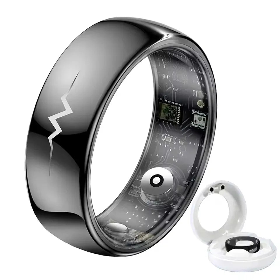 High-end ECG Blood Oxygen Health Smart Ring - 5ATM Waterproof & Multi-Sport Modes