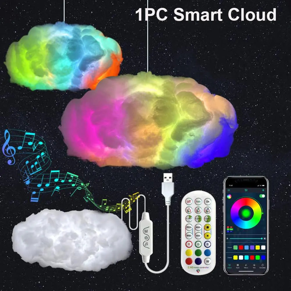 Smart Cloud Lamp - Thundercloud Music Light