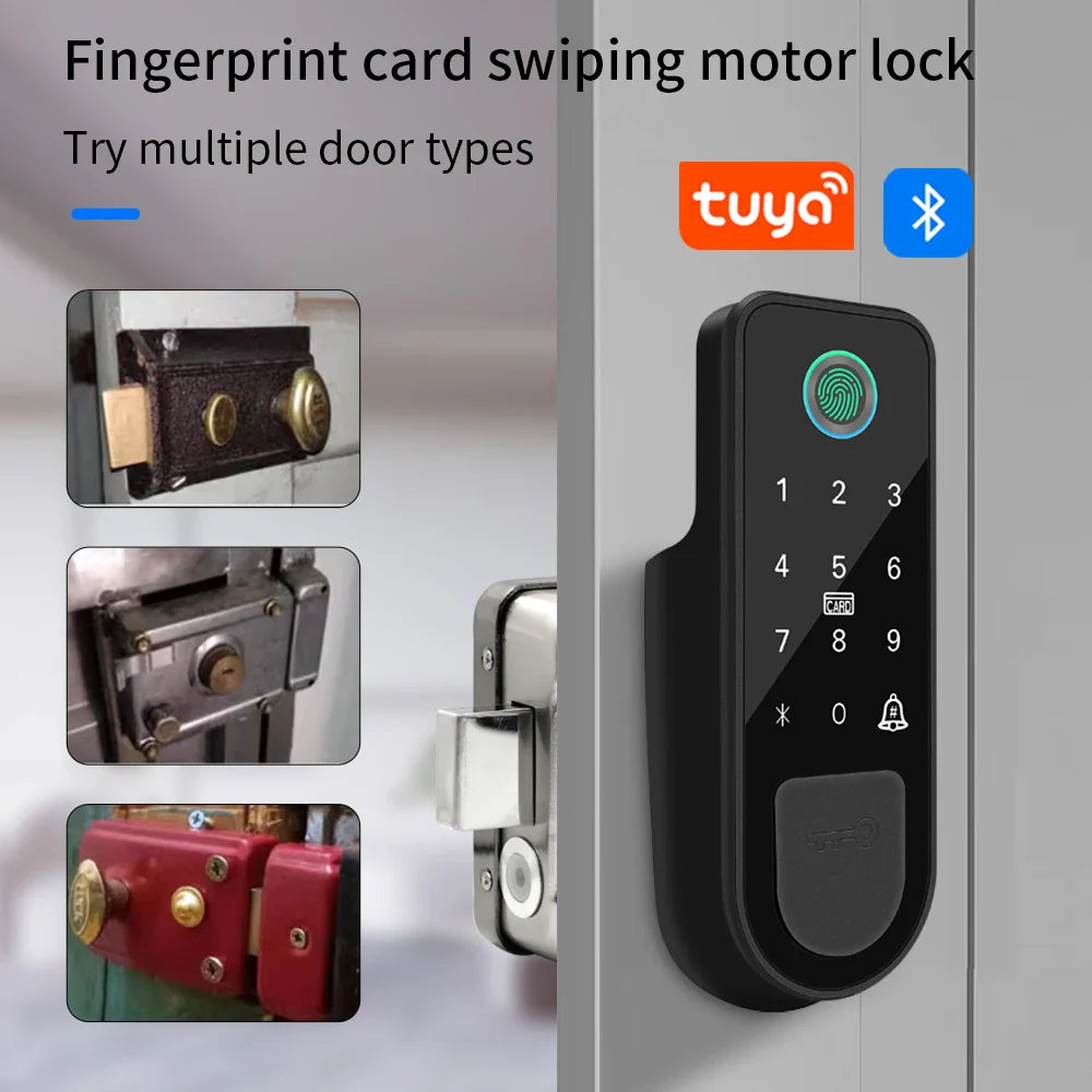 Bluetooth Tuya App Fingerprint Smart Door Lock | Secure, Smart, and Convenient Access