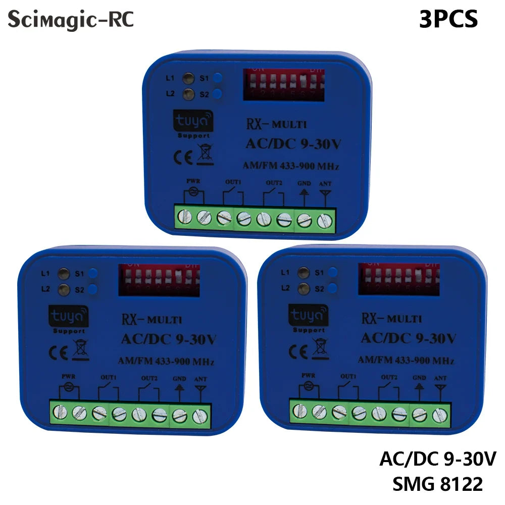 Universal WiFi Garage Door Remote Control Receiver - Tuya Smart Switch Module