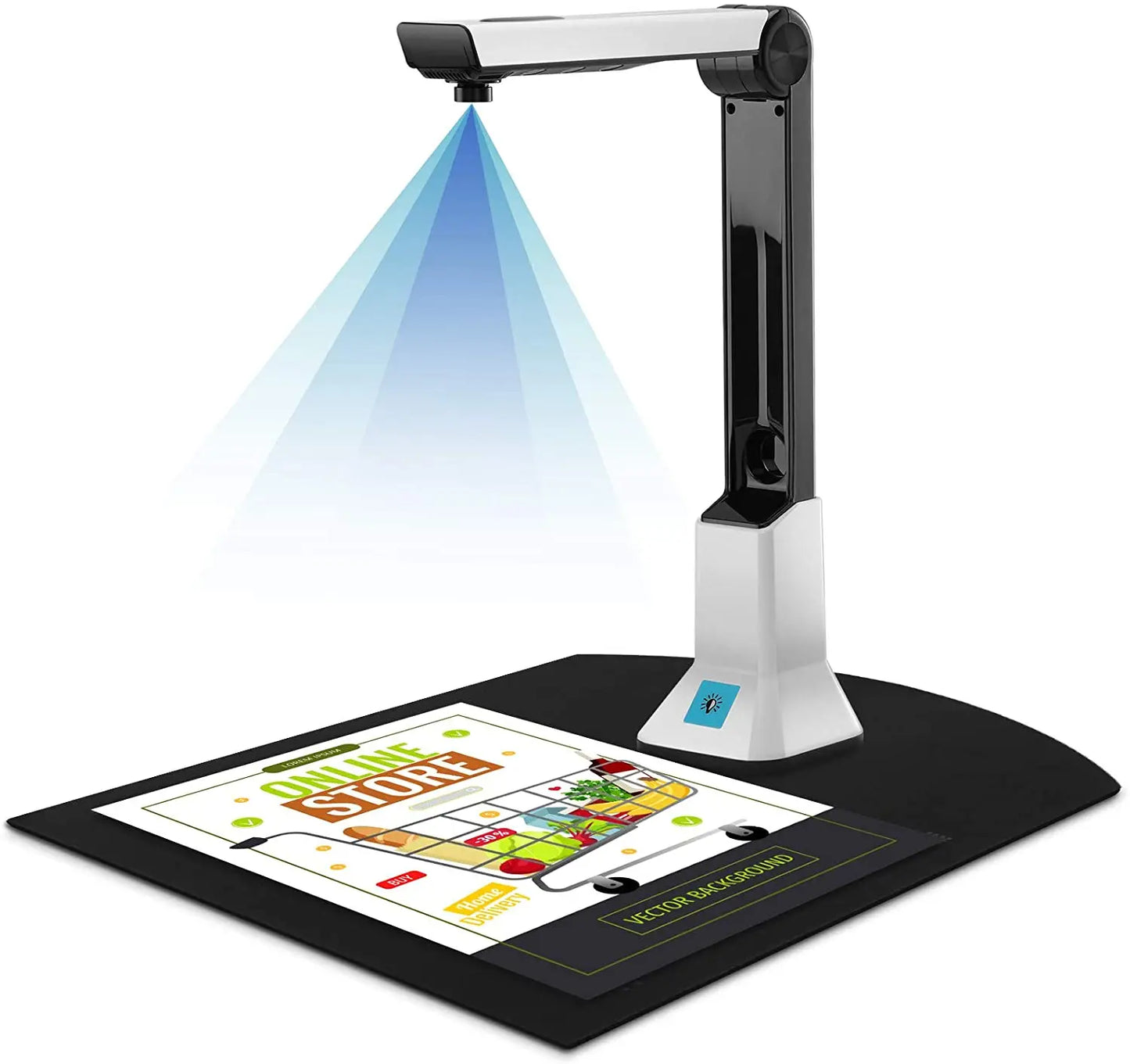 High-Definition Portable Document Scanner - 10MP, A4, USB Interface