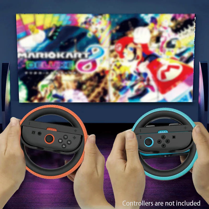 2 PCS Racing Steering Wheels for Nintendo Switch 2 - Enhance Your Gaming Experience