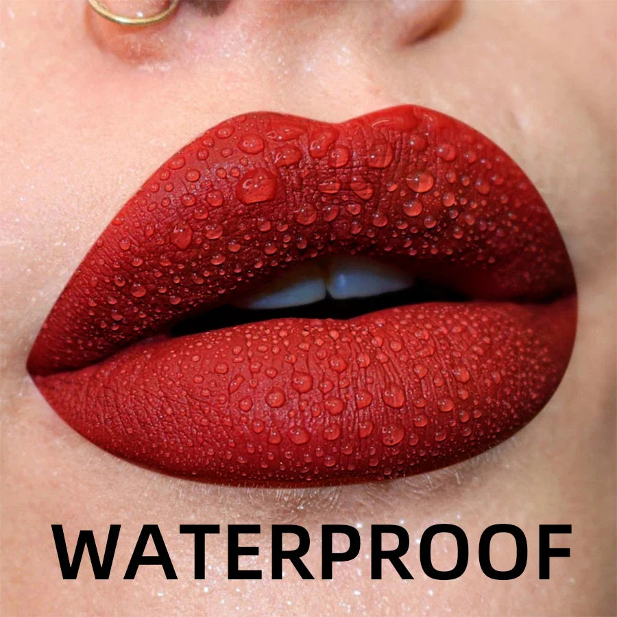 19 Colors Matte Velvet Lip Gloss - Waterproof, Long-lasting & Hydrating