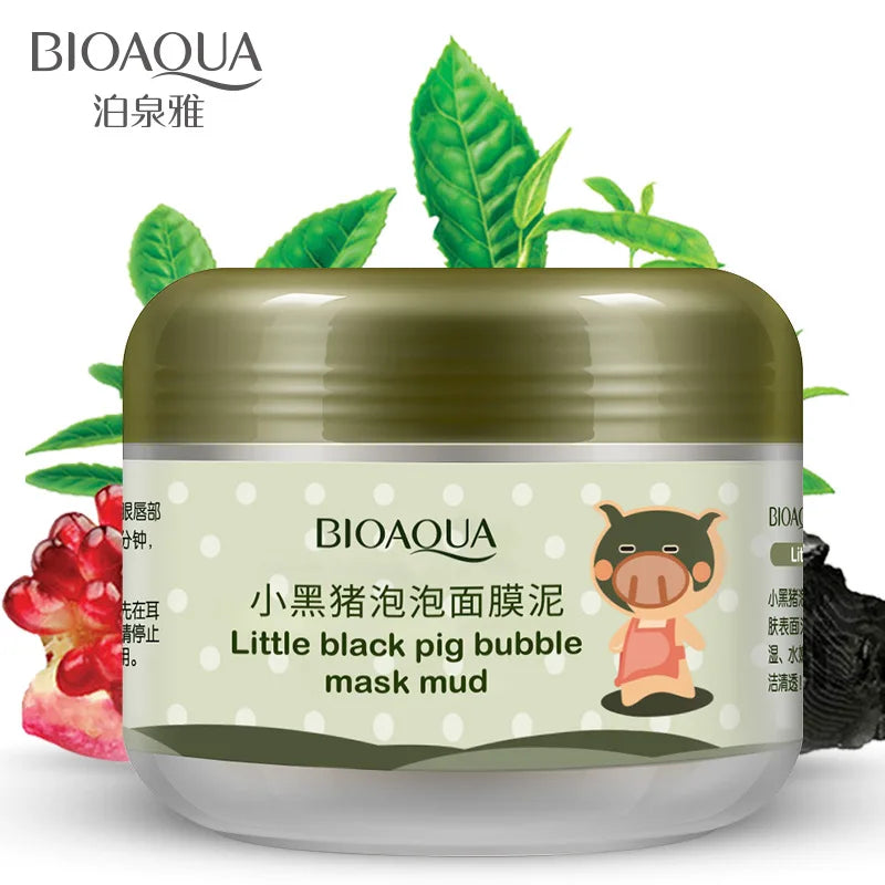 BIOAQUA Collagen Bubble Clay Mask for Deep Cleaning & Oil Control