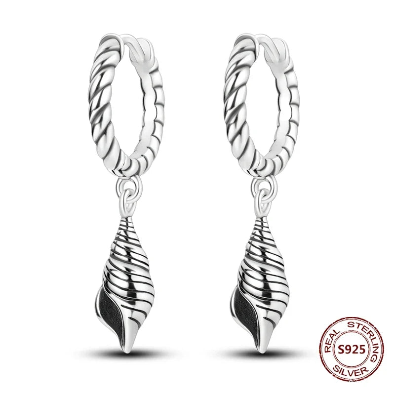 Elegant 925 Sterling Silver Dog Earrings with Zircon and Animal Designs for Women