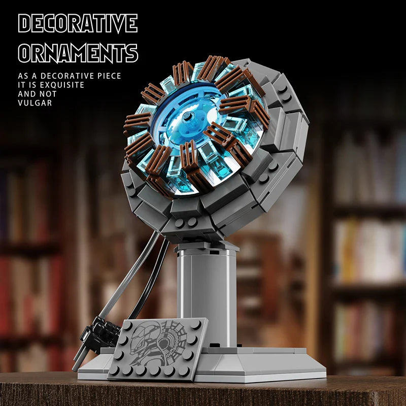 Build Your Own Iron Robot Mecha Man - Nuclear Reactor Light-Up Building Blocks | Perfect Gifts for Kids