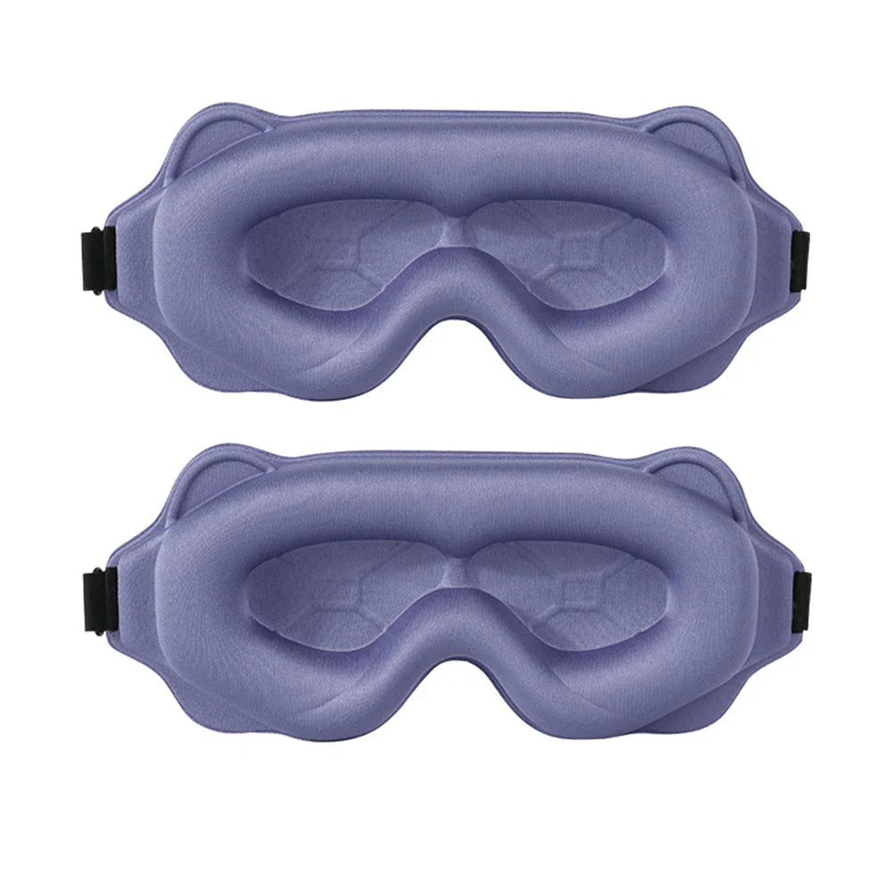 3D Sleeping Mask - Light Blocking, Soft Eye Mask for Travel & Sleep