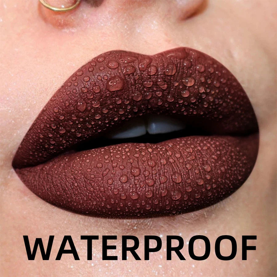 19 Colors Matte Velvet Lip Gloss - Waterproof, Long-lasting & Hydrating