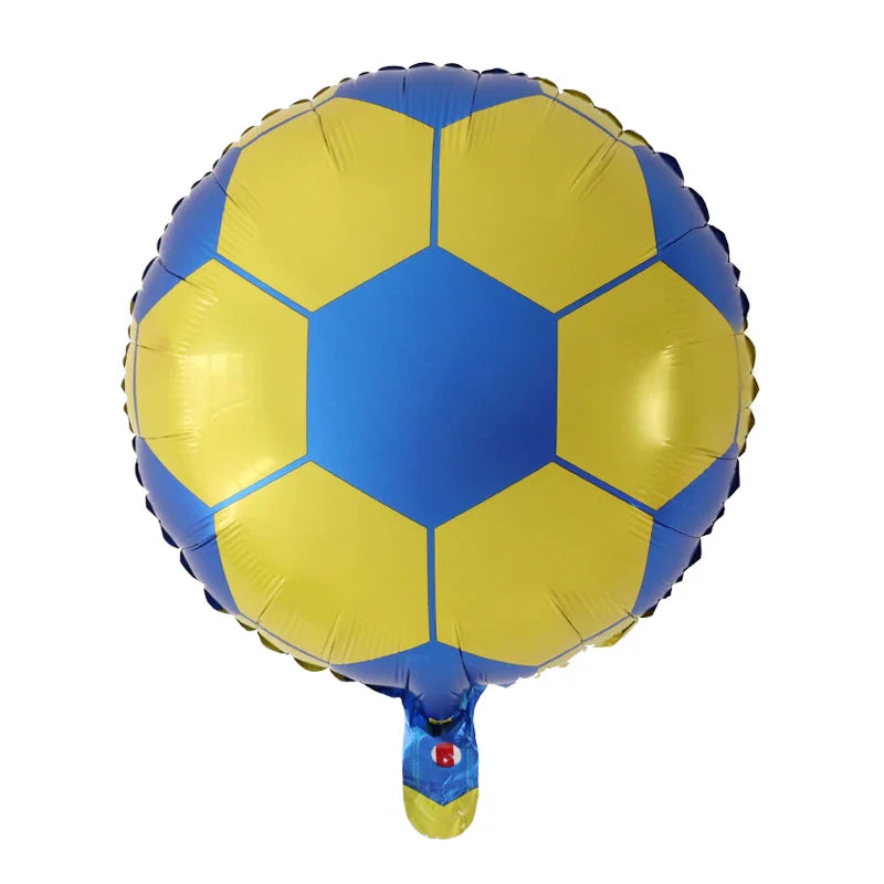 18-Inch Football Foil Balloons - Perfect Birthday Party Decorations