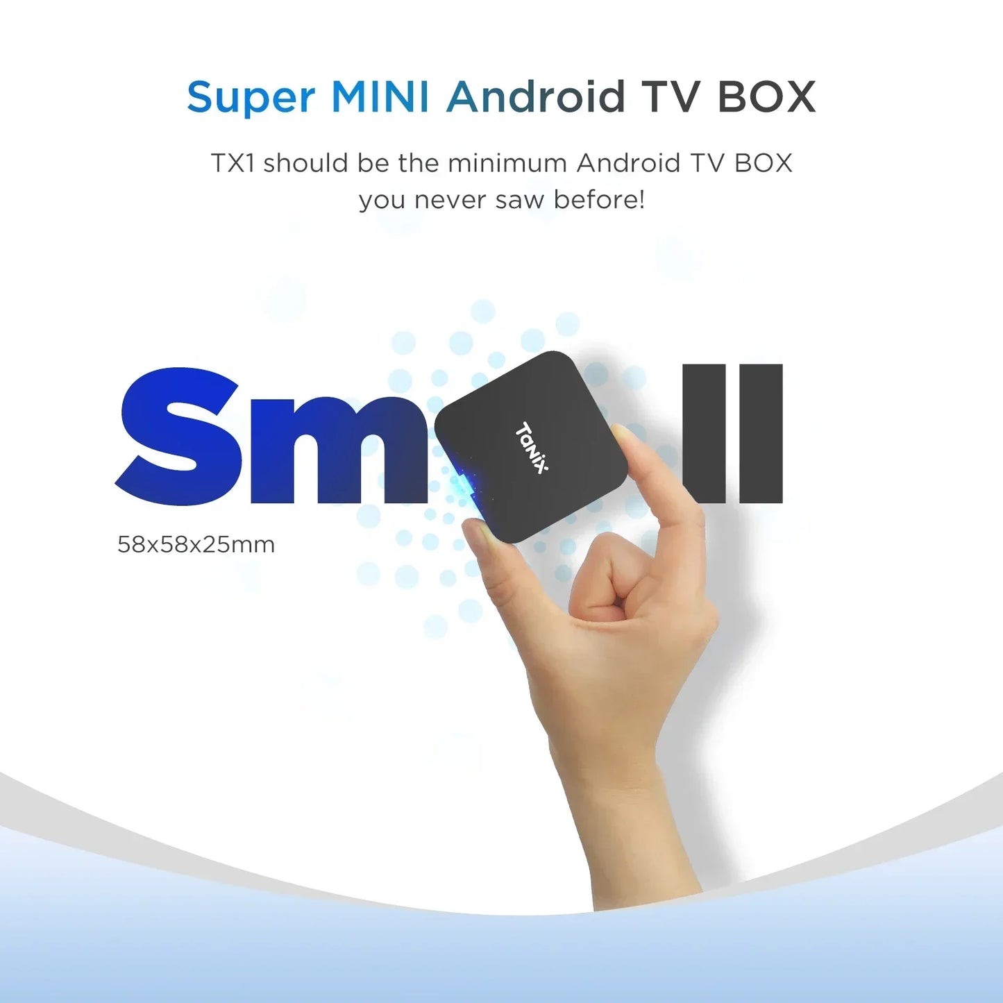 Tanix TX1 Android 10 TV Box - 4K HDR, Allwinner H313, 8GB/16GB Storage