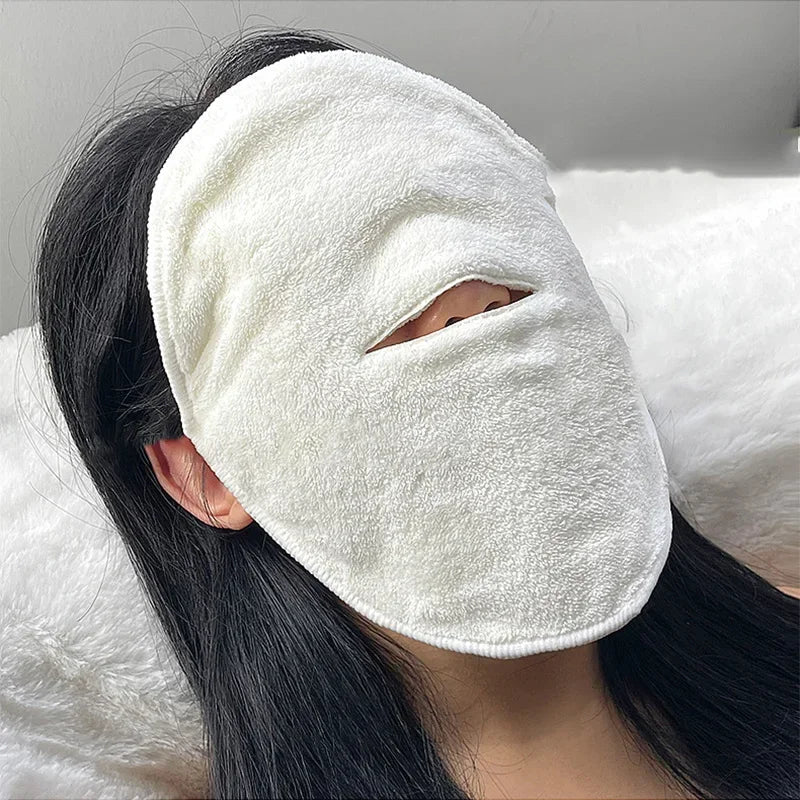 Warm & Cold Compress Face Towel - Double Thickness for Beauty & Skincare