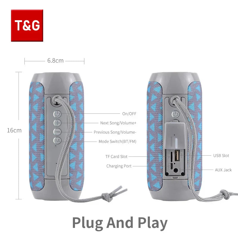 T&G TG117 Waterproof Bluetooth Speaker