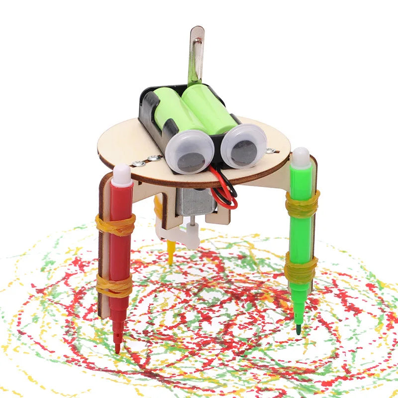 DIY Graffiti Robot Kit for Kids - STEAM Educational Toy