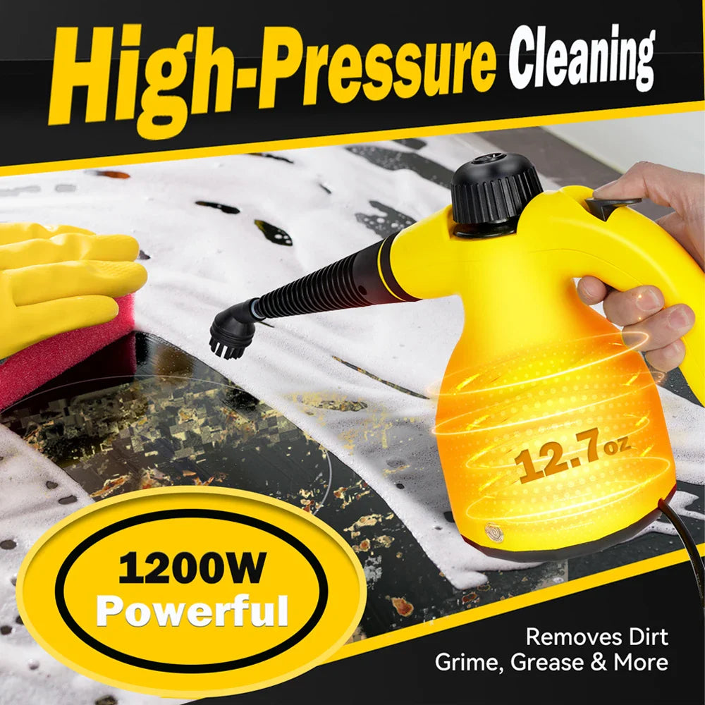 220V Handheld High Temperature Steam Cleaner - Sterilization & Pressure Jet Washer