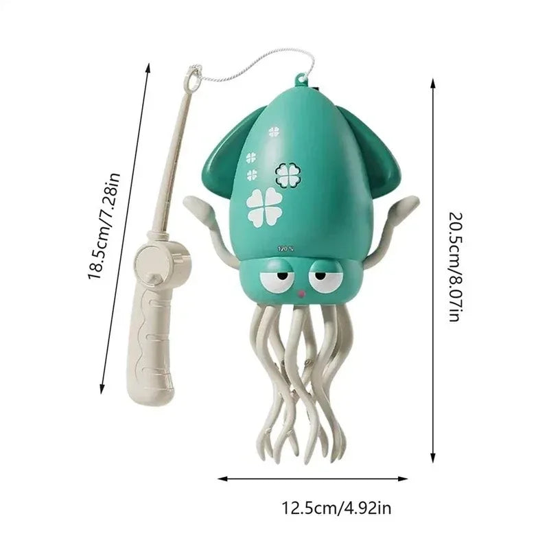 Dancing Squid Interactive Toy with Music, Lights & Obstacle Avoidance | Rechargeable Gift for Kids