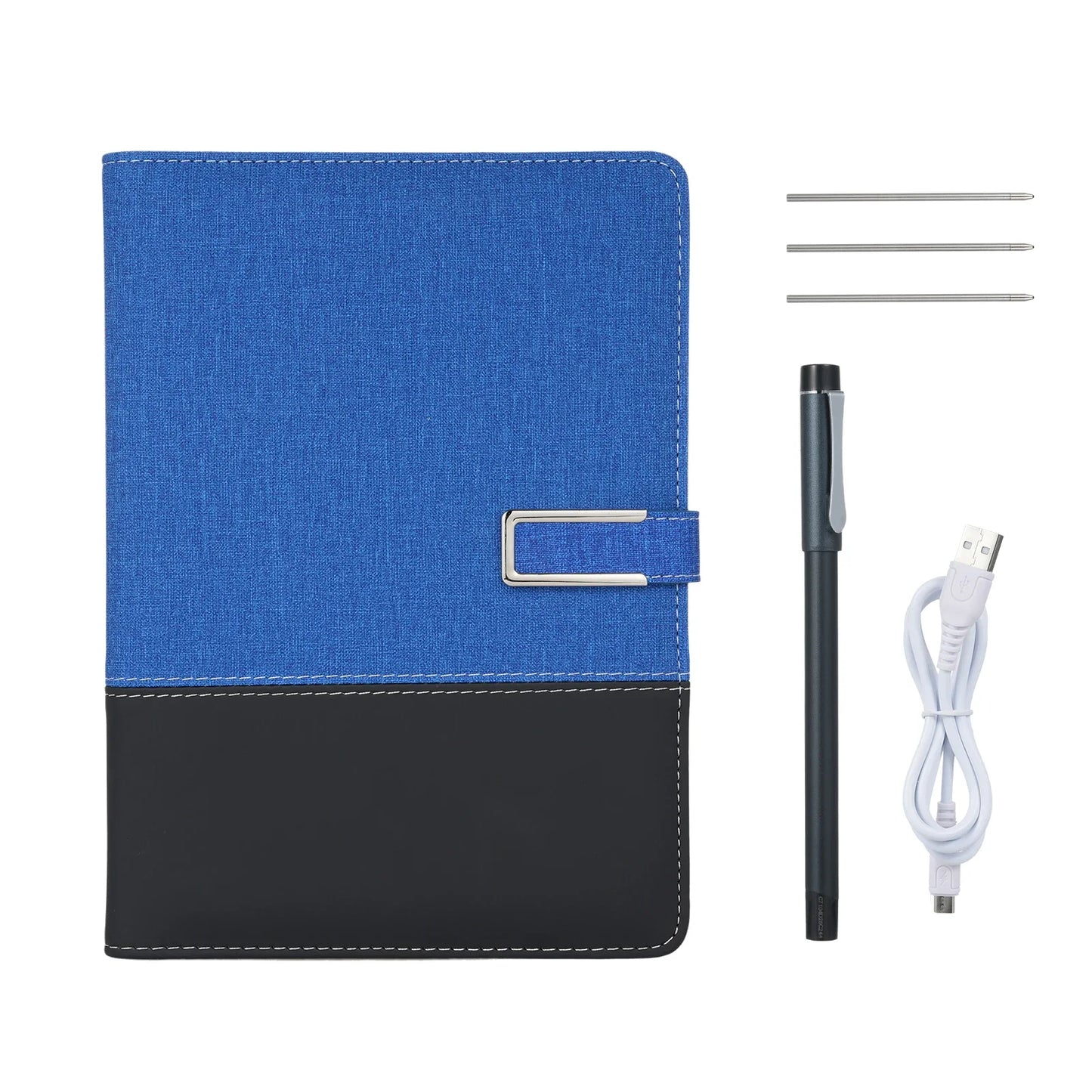 Smart Pen & A5 Leather Notebook with Real-time Sync and AI Voice-to-Text