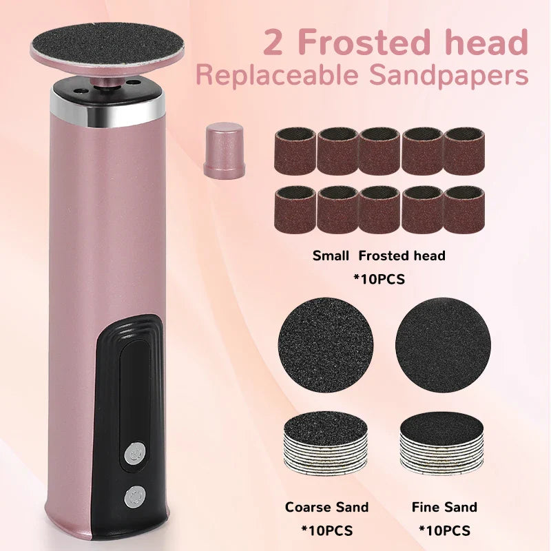 2-in-1 Electric Foot and Hand Care Tool - Polish, Smooth & Shine