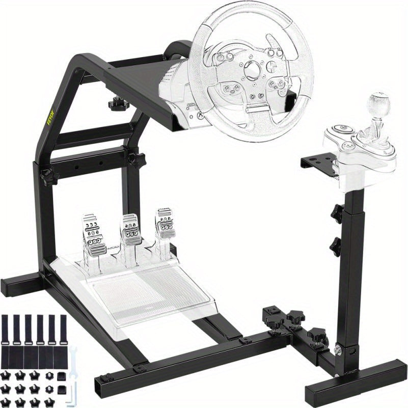 Sturdy Adjustable Wheel Stand for Simulators - Compatible with G29, G27, G25 - Enhance Your Gaming Setup