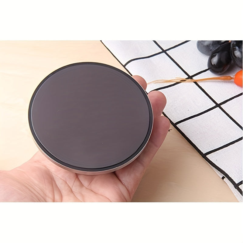 1pc Stainless Steel Chef Timer with Loud Alarm, Magnetic Backing, No Batteries Needed, 60-Minute Dial - Perfect for Cooking, Baking, and More