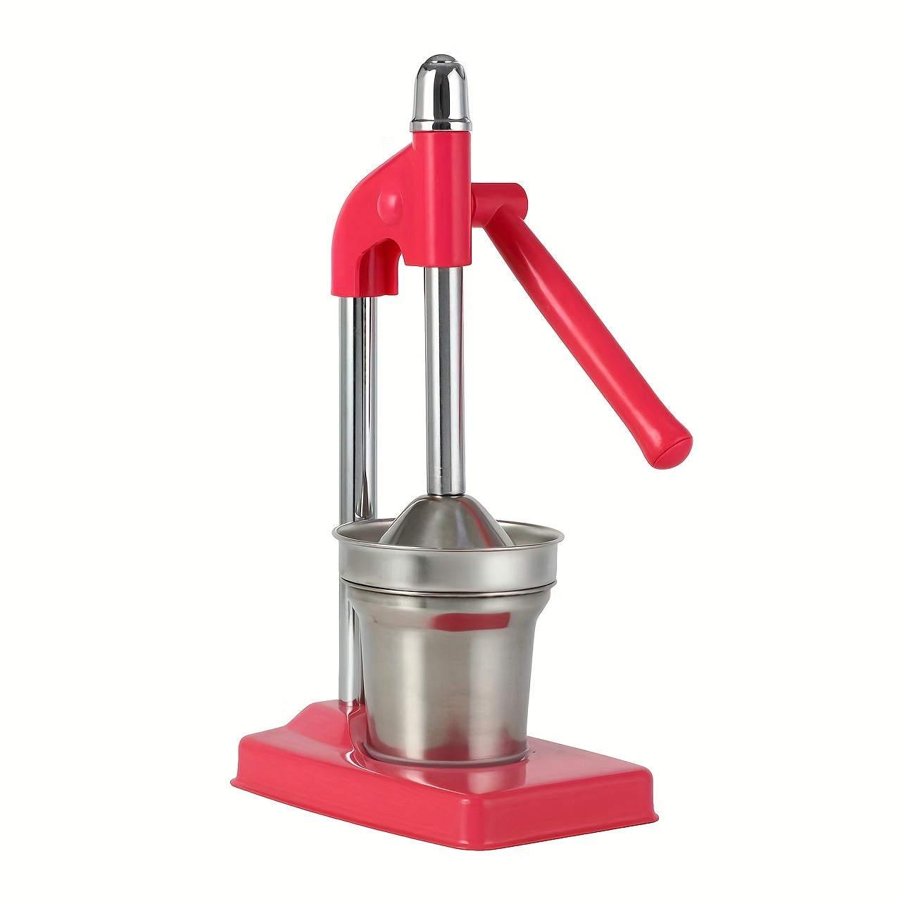 High-Yield Stainless Steel Manual Juicer, Easy-Clean & Durable for Citrus Fruits