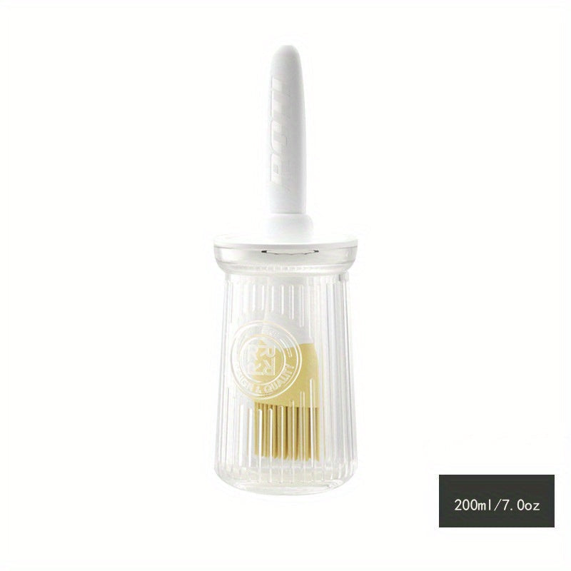 Silicone Oil Brush with Bottle - High Temperature Resistant, Ideal for BBQ & Cooking