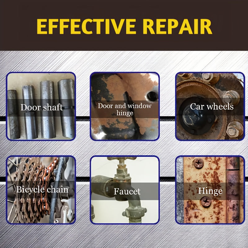 Premium Metal Polish Spray for Chrome & Rust Removal - Restores Shine & Provides Long-lasting Protection