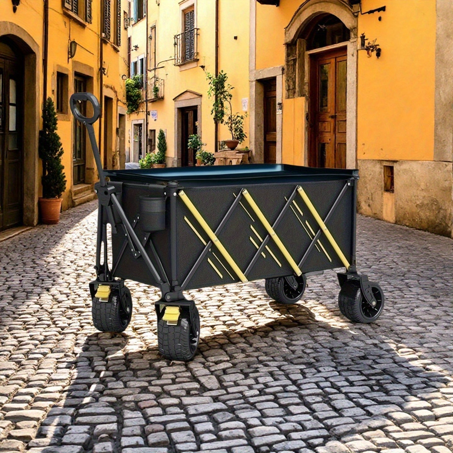 Outdoor Foldable Extra Large Camping Cart - Lightweight, Easy to Store, Quick Delivery