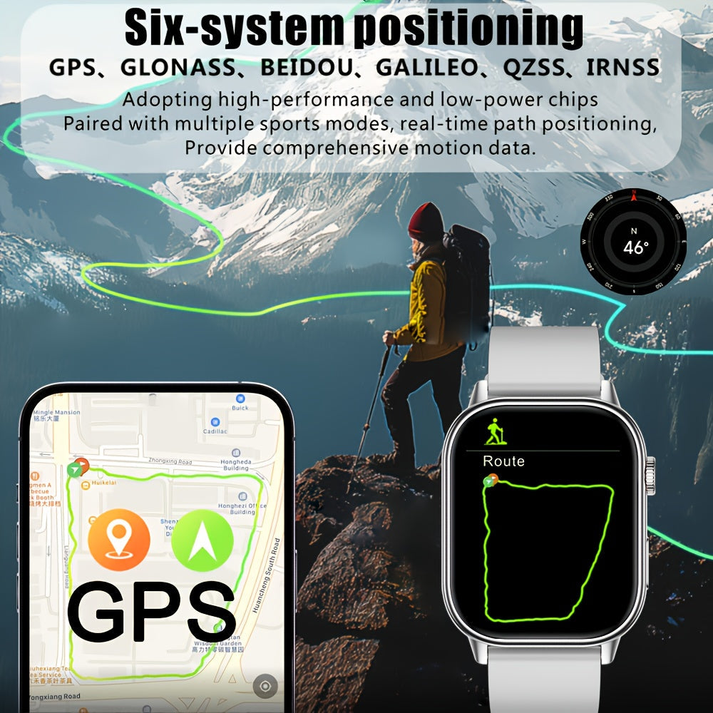 Luxury Smartwatch 2025: GPS, Wireless Calling, 178+ Sports Modes