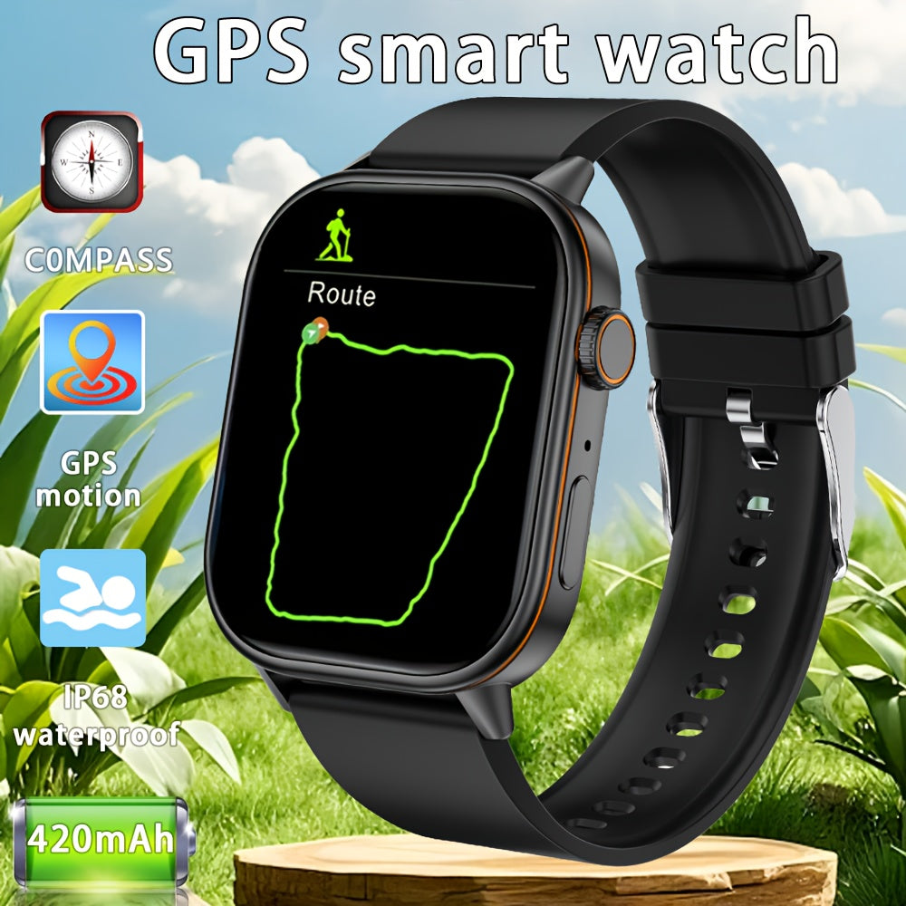 Luxury Smartwatch 2025: GPS, Wireless Calling, 178+ Sports Modes