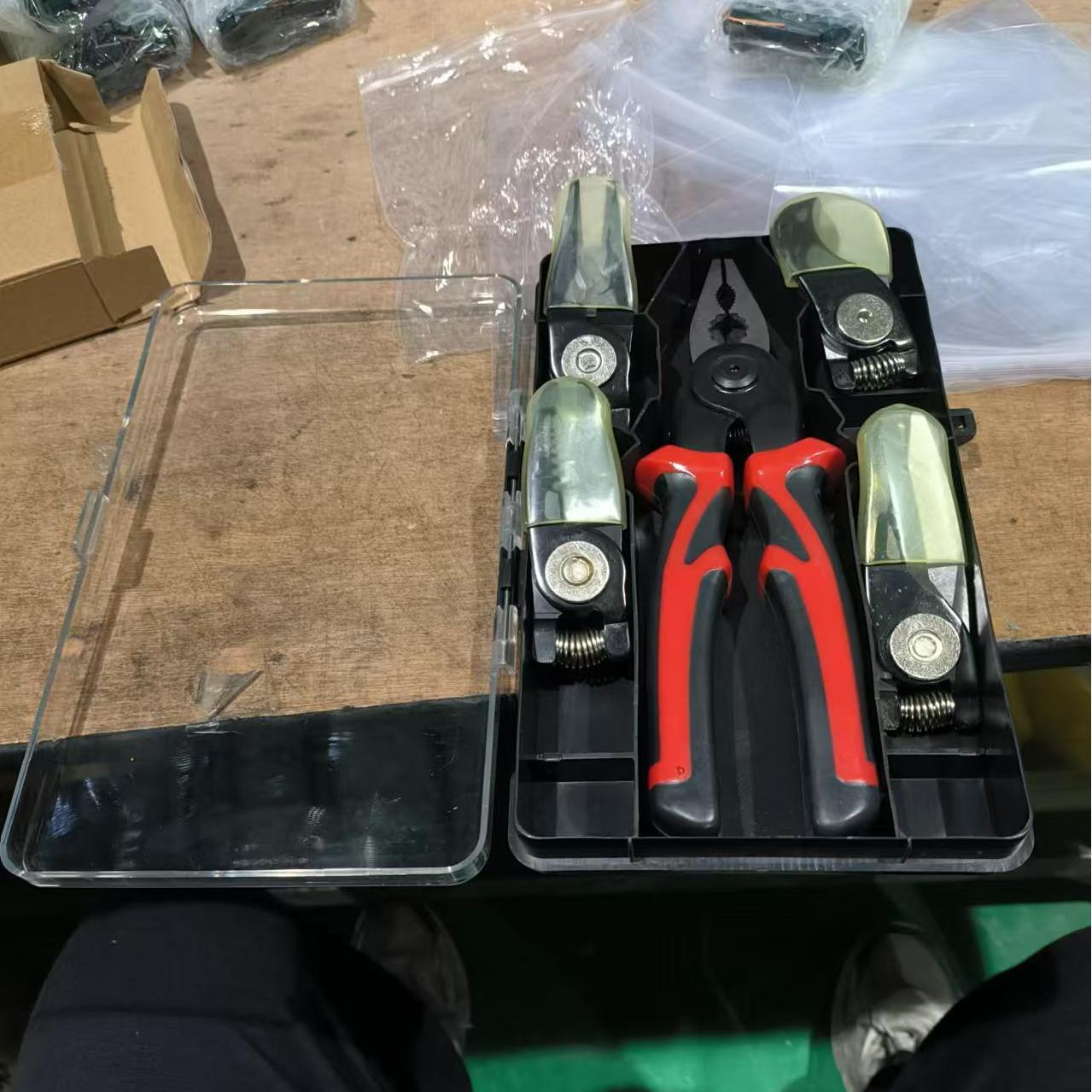 5-in-1 Multi-Purpose Pliers Set with Replaceable Heads for Electrical Maintenance