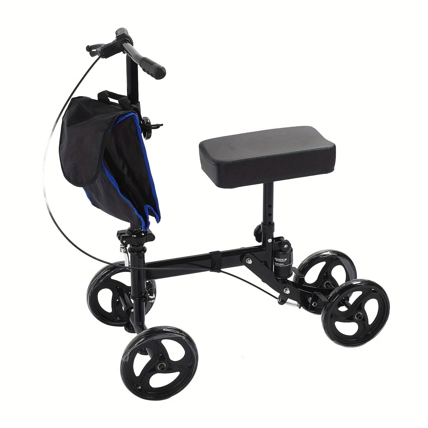 Knee Walker Orthopedic Scooter - Crutch Alternative with Handlebars & 140kg Load