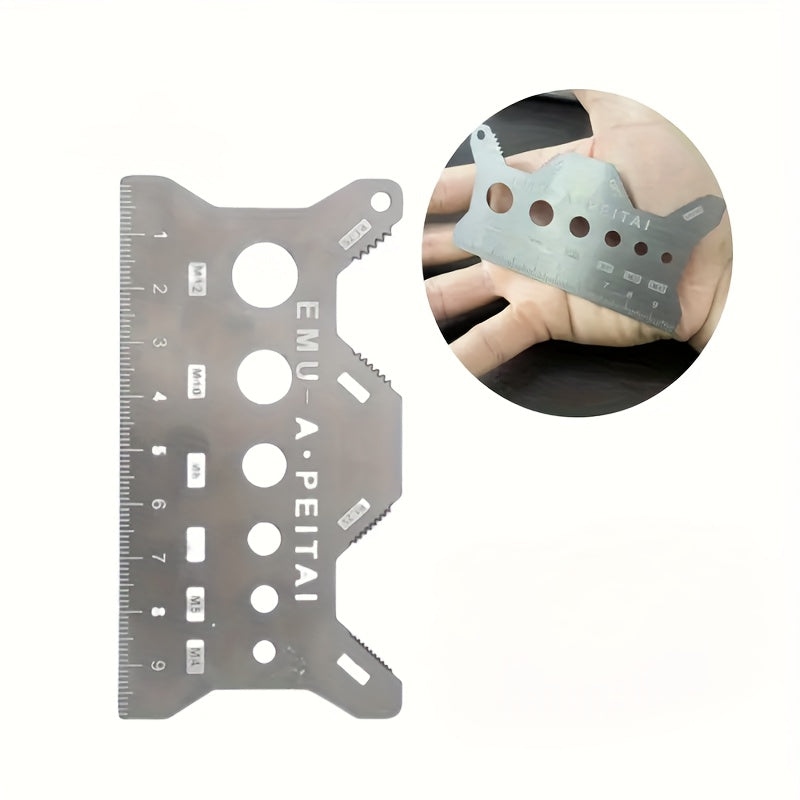 Precision Stainless Steel Screw & Bolt Measuring Caliper - Durable Micrometer Thread Gauge for Engineers & Machinists