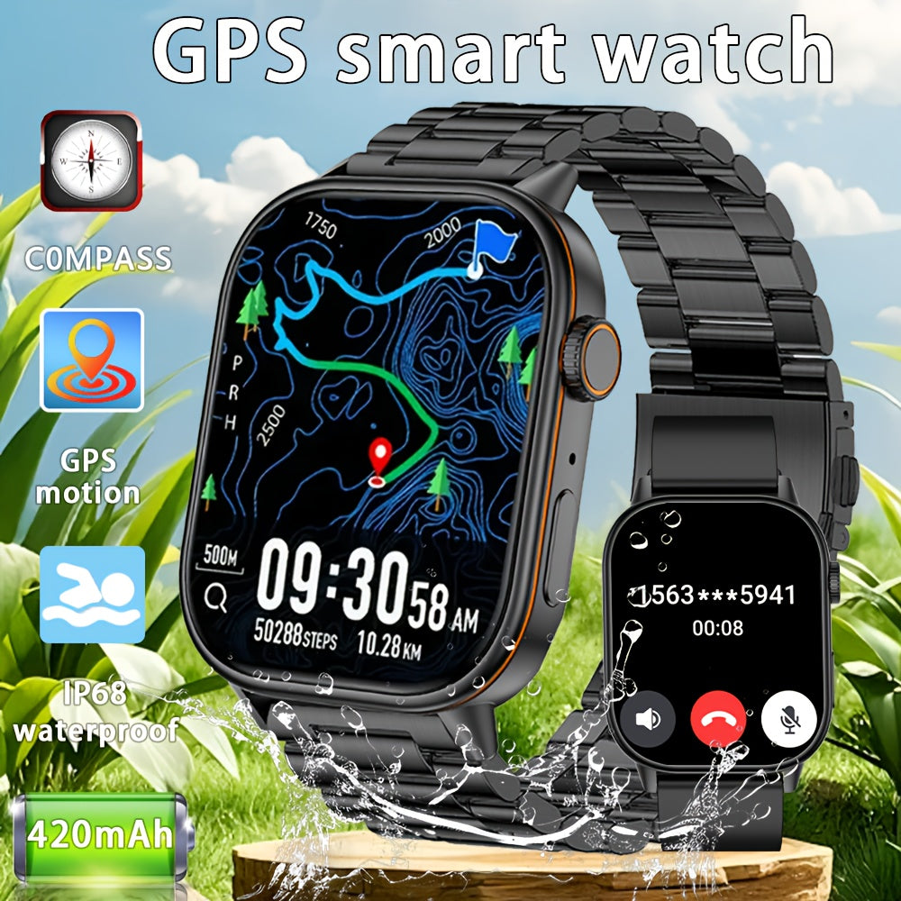 Luxury Smartwatch 2025: GPS, Wireless Calling, 178+ Sports Modes