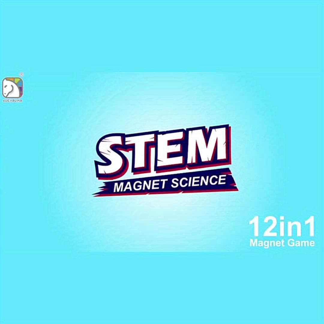 STEM Physics Science Kit for Kids - 12-in-1 Magnetic Floating Toy Set