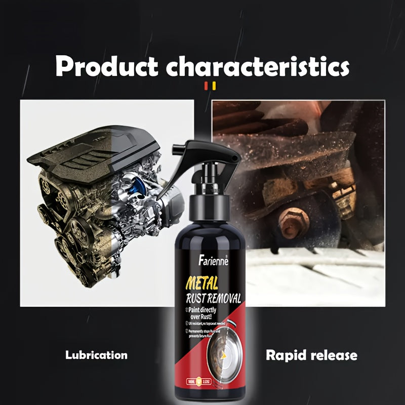 Premium Metal Polish Spray for Chrome & Rust Removal - Restores Shine & Provides Long-lasting Protection