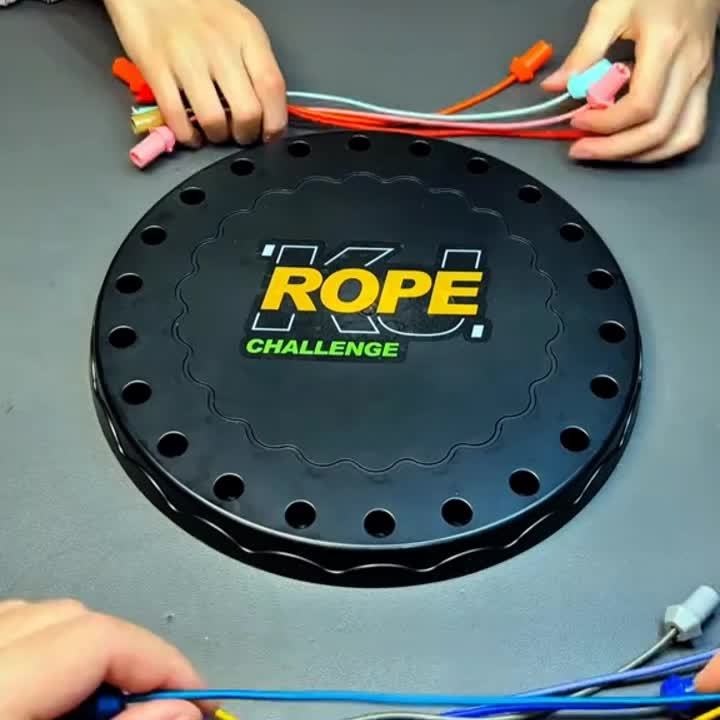 Colorful Rope Challenge Board Game - Boosts Logic & Creativity, Great for Teens & Family, Perfect for Valentine's, Thanksgiving, Christmas & New Year