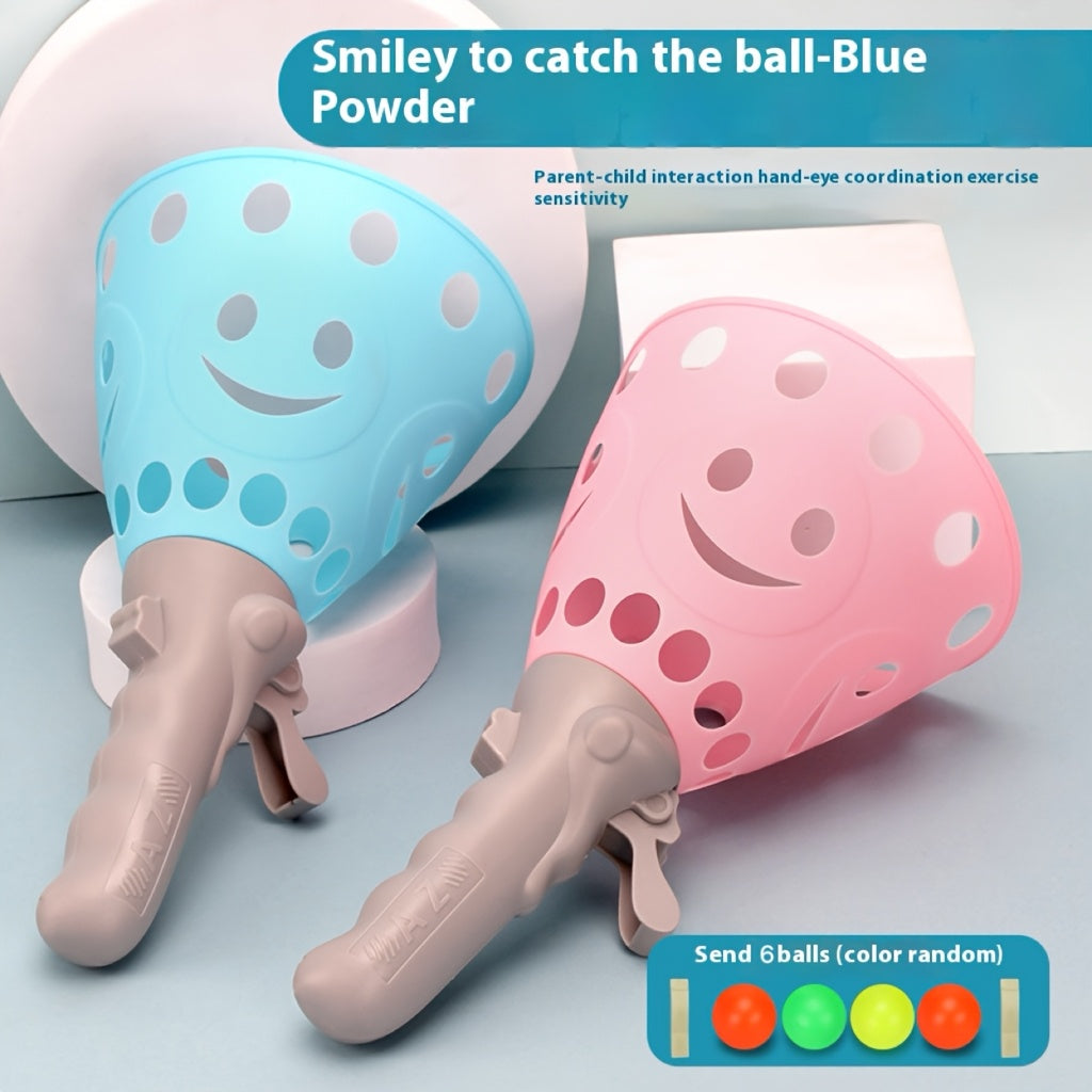 Interactive Throw & Catch Ball Game Toy for Kids & Adults - Safe, Colorful, and Fun!