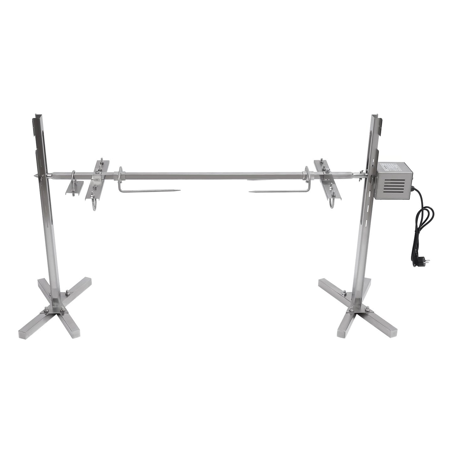 Heavy Duty Stainless Steel Rotisserie Set - 30kg Capacity, Ideal for Home & Restaurant BBQs