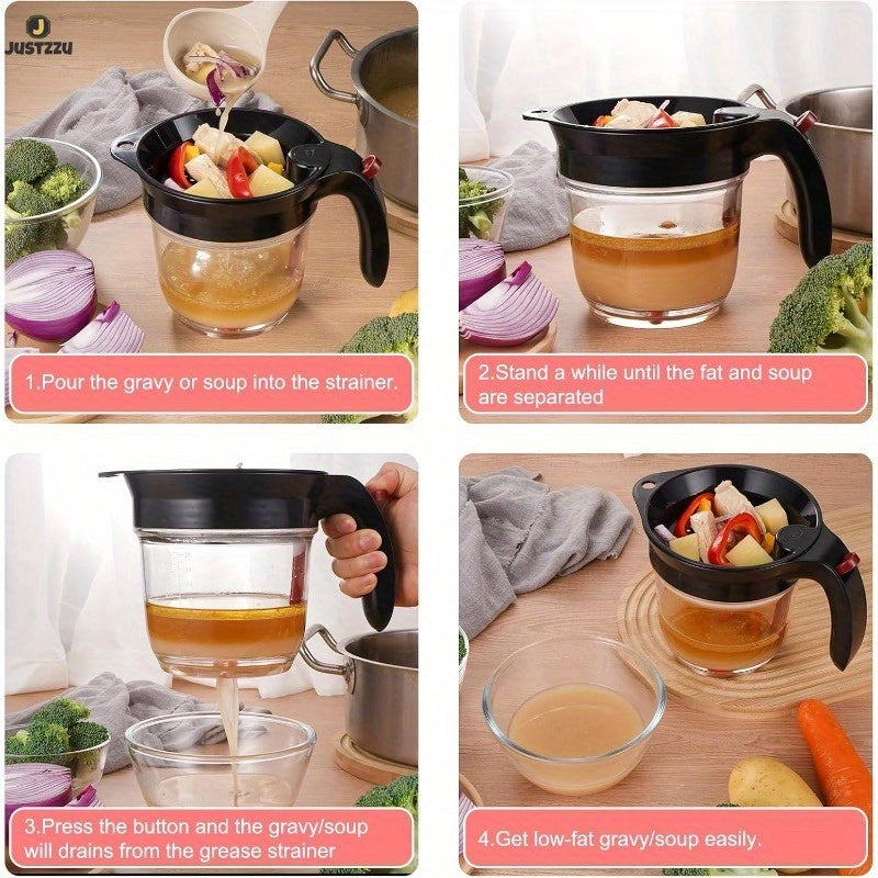 Premium PP Soup Oil Separator | Remove 99% Grease | Healthy Cooking