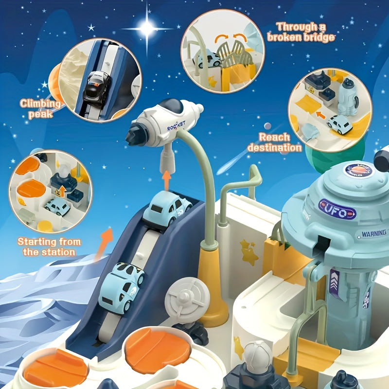 5pcs Interactive Leisure Toys Set with Pop-Up Animals & Cars for Kids