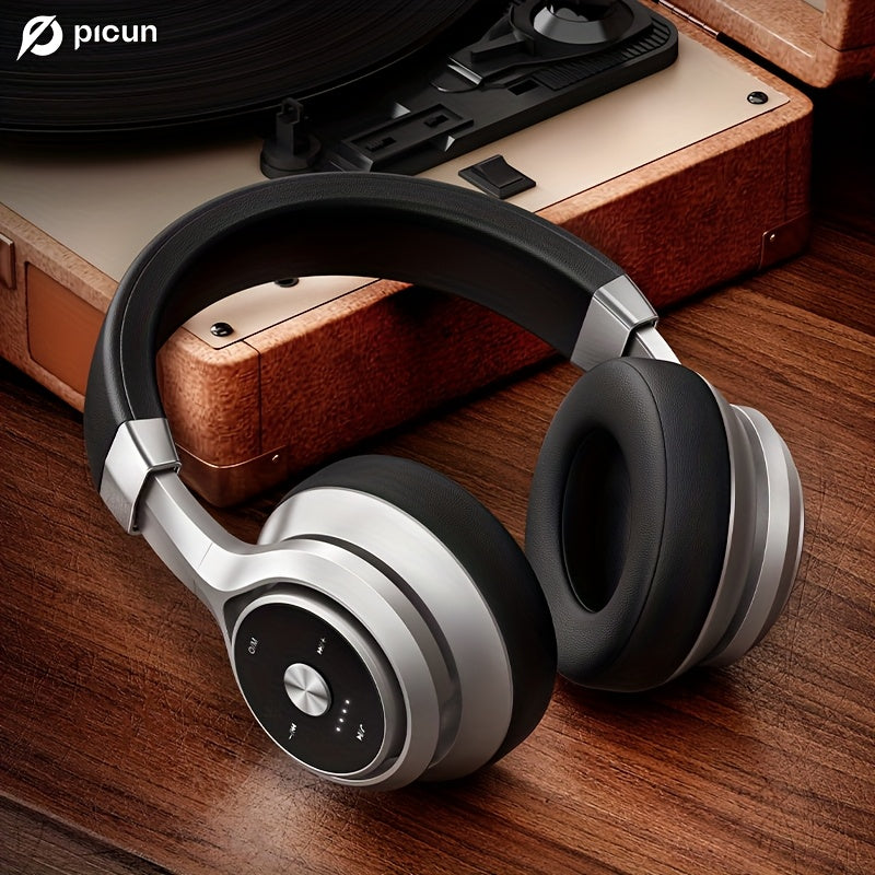 PICUN P28X Wireless Headphones - 35-Hour Battery, Low Latency, Type-C Charging
