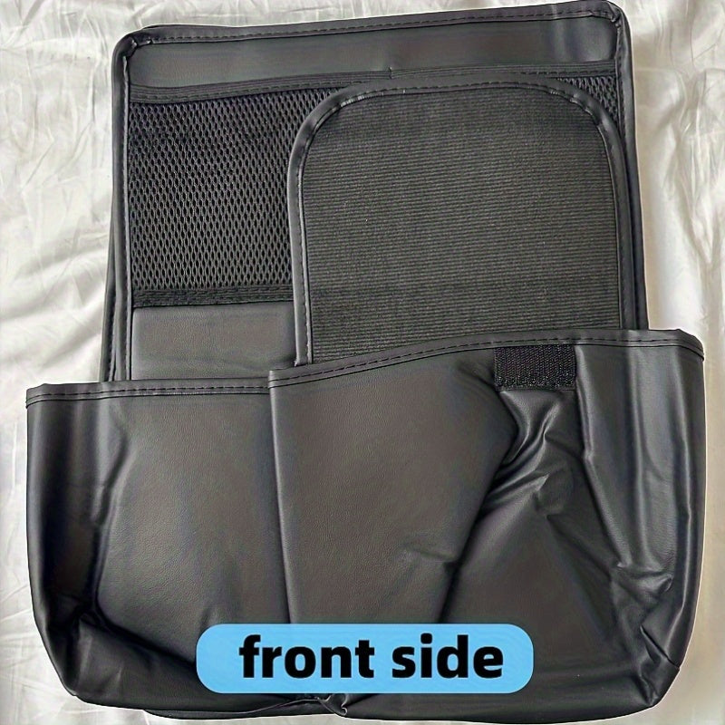 Faux Leather Multi-Function Car Storage Bag - SUV Trunk & Seat Organizer