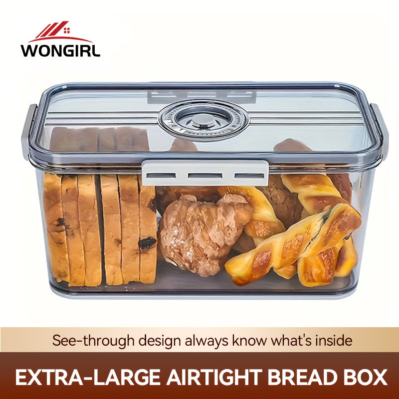 Airtight Bread Box - Leak-Proof Container for Freshness & Space Efficiency