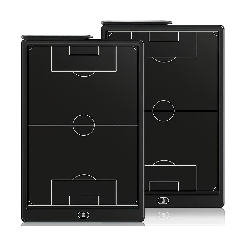 16-Inch Electronic Coach Tablet for Soccer & Basketball - Dual-Sided Field Layout
