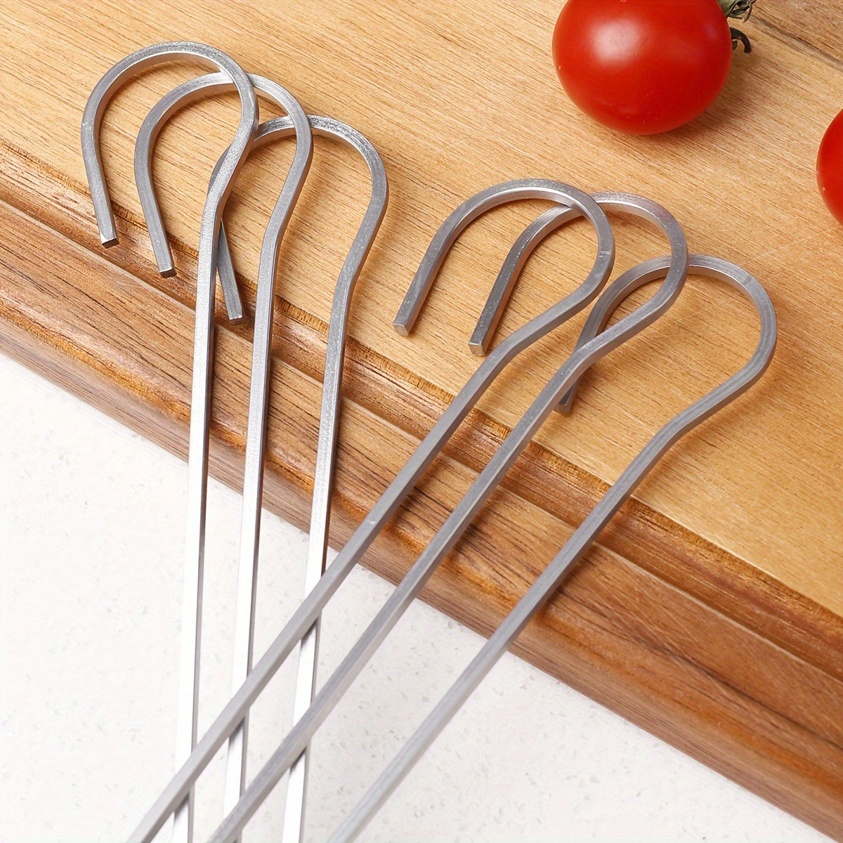 Durable Metal Barbecue Skewers - Perfect for Grilling & BBQ