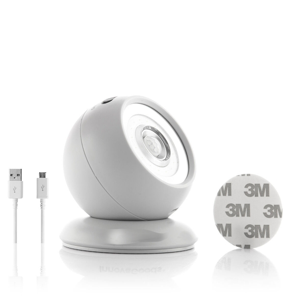 1 lampe LED magnétique avec capteur de mouvement achetée = 1 lampe LED magnétique avec capteur de mouvement offerte - Livraison offerte