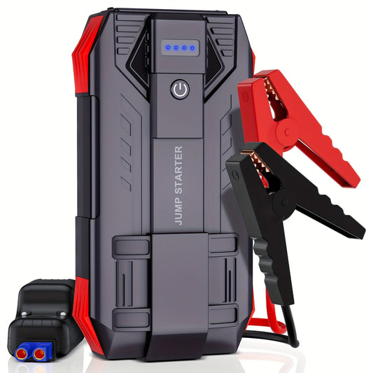Zeee 4000A Jump Starter - 12V Car Battery with Quick Charger & LED Display