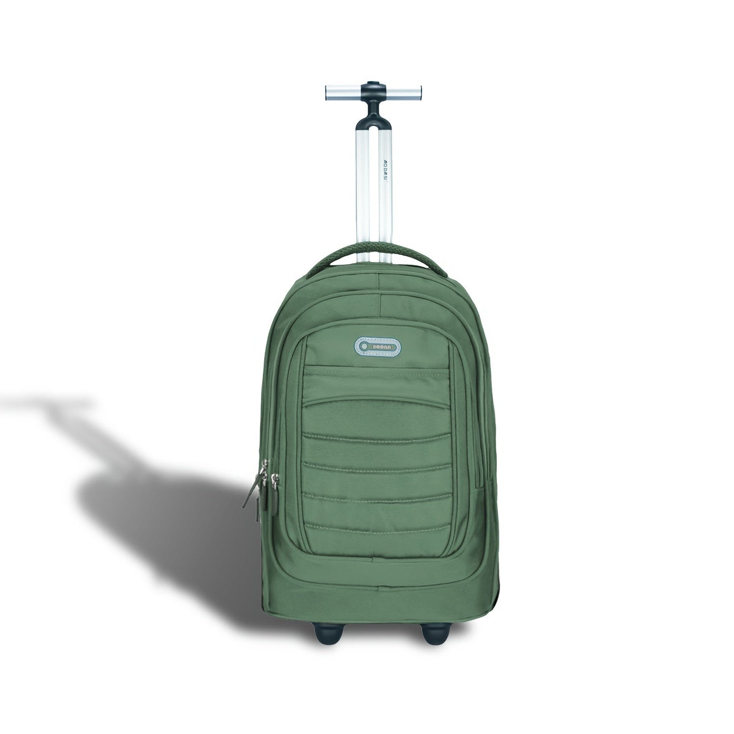 AODASI 20" Rolling Backpack with 16" Laptop Compartment, Telescopic Handle & In-Line Skate Wheels
