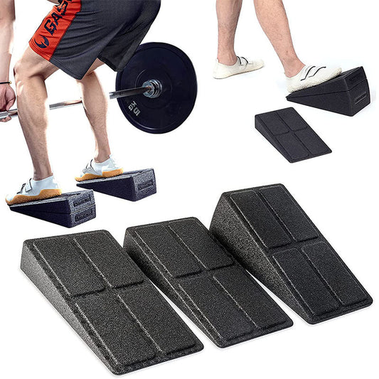3-Pack Squat Wedge Blocks - Enhance Your Workout with Foam Slant Boards